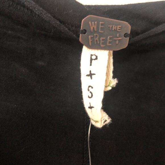 NWT We the Free Cleo black tee (S) - Picture 7 of 8